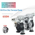 Miniatyrbillede 2 af 2: Olie Fri Vakuum Pumpe, 45L/Min Luftudtræk, 98Kpa Ultimativt Vakuum,650H-45L-98Kpa650H-45L-98Kpa