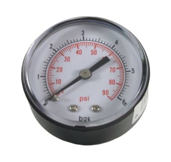 Trykkmåler D50-C 0-6bar 1/4" Italtecnica