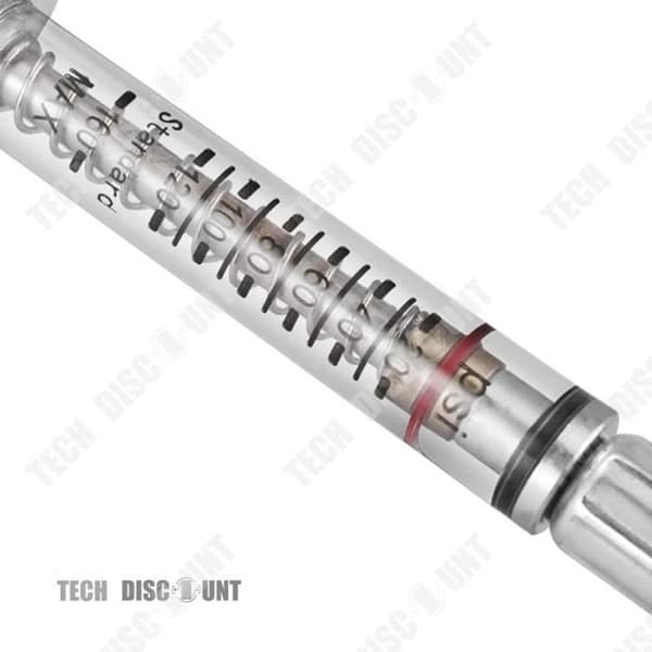 TD® Bärbar Pump Manuell Luftkompressor Cykel Inflator Däck Ballong Bärbar Barometer Gör det själv Camping Utomhusaktiviteter