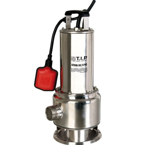 Källarvakuum - Extrema - 300/10 pro - Rostfritt stål - 1 200 watt - Vortex impellerpump Svart, Rostfritt stål
