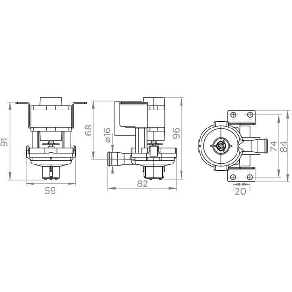 LED-bremselys - GAO - Ladningsbar - 2W, 150 lumen, pitch beam