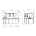 Miniatyrbillede 4 af 6: Kondenspumpe - SFA - Sanicondens Eco V02 - Kedel / Aircondition - 45 dBA - 2 indløb