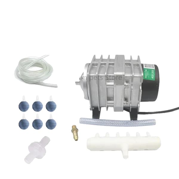 Korkean Tehon Kalojen Happipumppu, Saatavana 45W, 30W, 25W Vaihtoehtoina,ACO-308Lisävarusteet, EU-adapteri 220V-50HZ