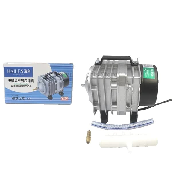 Korkean Tehon Kalojen Happipumppu, Saatavana 45W, 30W, 25W Vaihtoehtoina,EU-adapteri 220V-50HZ, ACO-318 45W