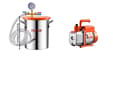 Miniatyrbillede 1 af 2: Vacuumkammerkit, 3 gallons kapacitet, 3,5 CFM pumpeydelse,3.5 CFM 3 Gallon