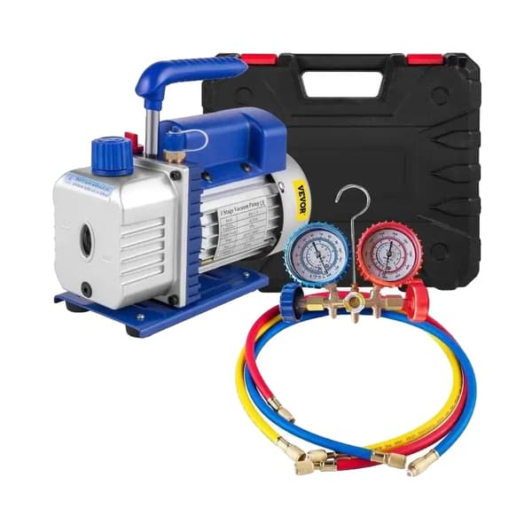 Imupumppu, 4 CFM, 1/4 HP, Manifoltimittarisarja,4CFM