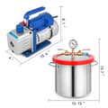 Miniatyrbild 2 av 4: 3CFM Vakuumpump, Hållbar i Rostfritt Stål, Intelligent Kylsystem, Mångsidig för Flera Tillämpningar