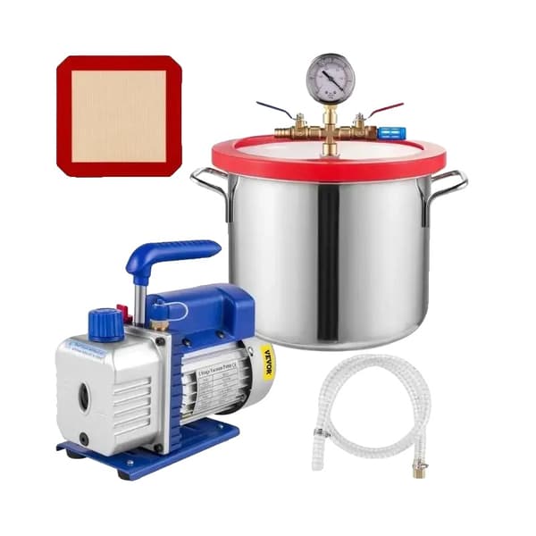 Vakuumkammerkit, 1,5 gallon, 3 CFM pumpe