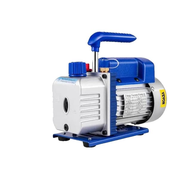 Air Conditioning Vakuum Pumpe, 9CFM Flow Rate, 1HP Motor, Dyb Vakuum Kapacitet