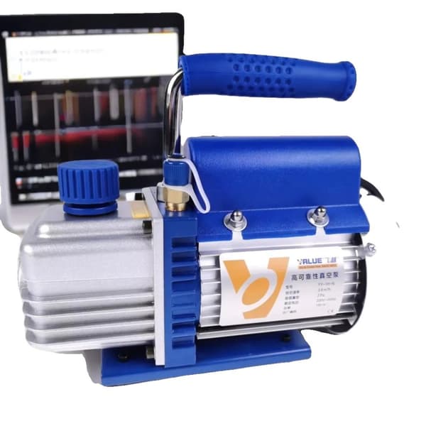 Rotary Vane Vakuumpumpe, 150W Effekt, 3,6m³/t Pumpet Hastighed, 2Pa Ekstremt Tryk,EU, 220V