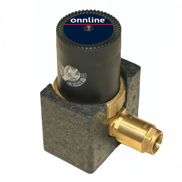 Elektroninen juomaveden kiertovesipumppu, Onnline Pro 15-1/65 B, 1Rp 1/2 tuuman kierreliitännällä, täydellinen takaiskuventtiilillä ja kannella