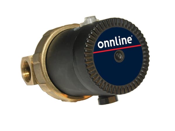 Elektroninen juomaveden kiertovesipumppu, Onnline Pro 15-1/65 B, 1Rp 1/2 tuuman kierreliitännällä, täydellinen takaiskuventtiilillä ja kannella