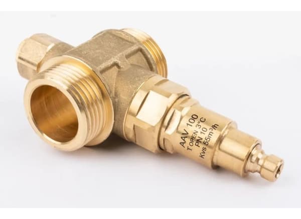 Jäätymissuojaventtiili AAV 100, G 1 tuuma, PN10, Kvs 55 m3/h, avautumislämpötila 3°C