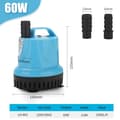 Miniatyrbillede 2 af 2: Dykpumpe, Rustfrit Stål, Effektive Spændingsmuligheder,60W-220V 50Hz