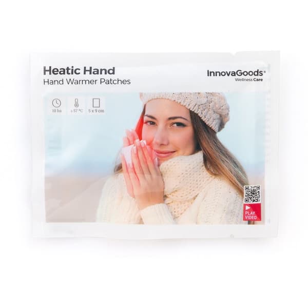 Håndvarmer-puder Heatic Hand InnovaGoods 10 enheder