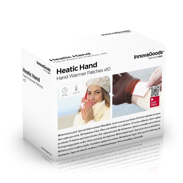 Håndvarmer-puder Heatic Hand InnovaGoods 10 enheder