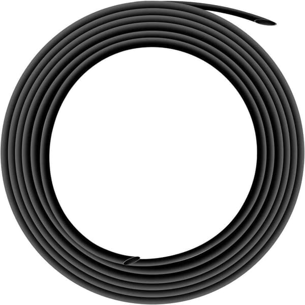 4 stk. sort 4 mm krympeslange til 1,5 meter (total meter 6) - Tilbehør til fjernstyret legetøj
