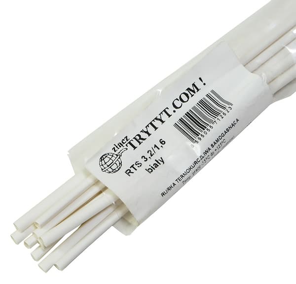 10x Krympeslange RTS 3.2/1.6 hvid