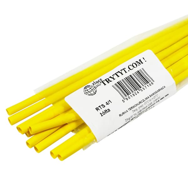 10x kutisteputki RTS 4/1 keltainen