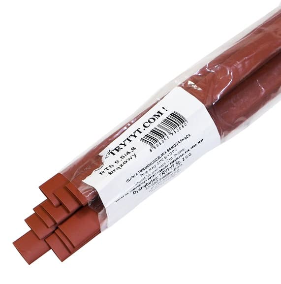 10x Krympeslange RTS 9.5/4.8 brun