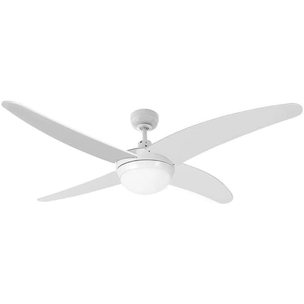 Takfläkt med belysning EDM 33806 Caspio Vit 60 W