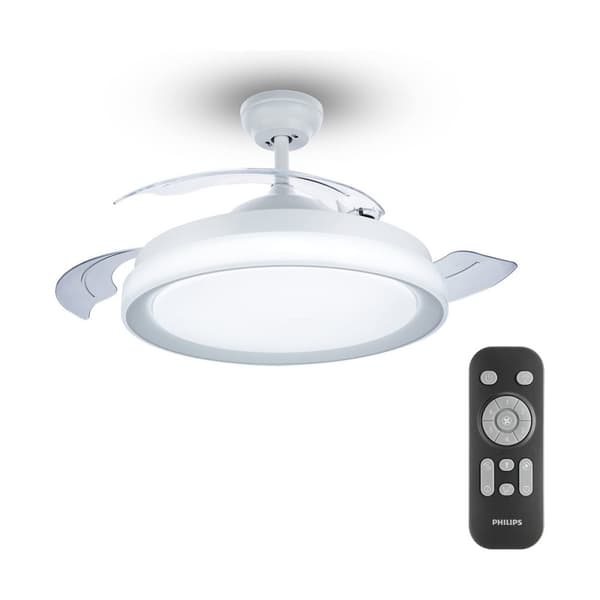 Takvifte med Lys Philips Atlas Hvit 35 W 28 W 4500 Lm