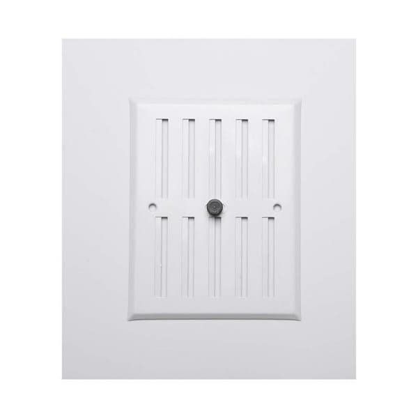Gitter Fepre Kan justeres Aluminium Hvit (17 x 13 cm)