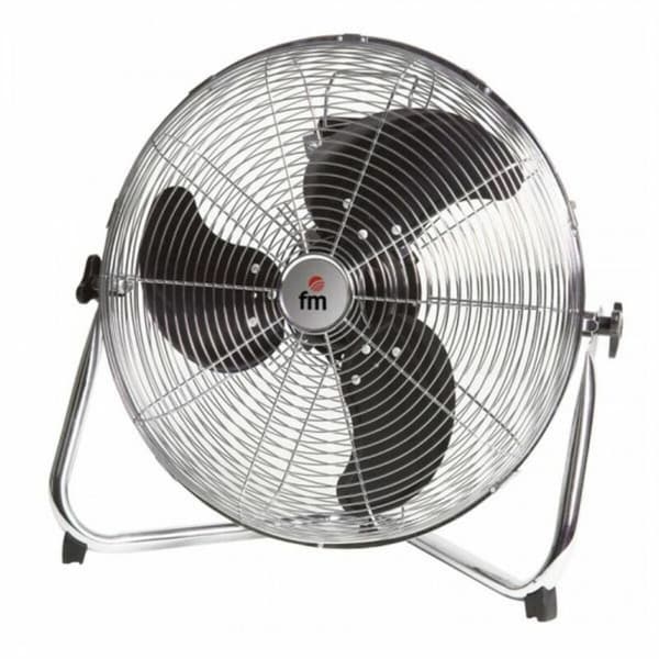 Gulvventilator Grupo FM F-45 140W metal 140 W Sort, Rustfrit stål