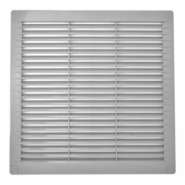 Tuuletusritilä EDM 87709 Harmaa 30 x 30 x 0,7 cm Hyttysverkko