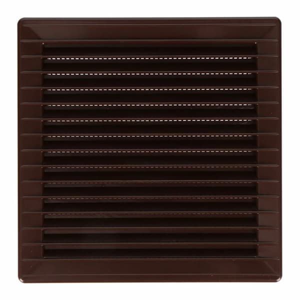 Ventilationsgaller EDM 87729 Brun 14 x 14 cm