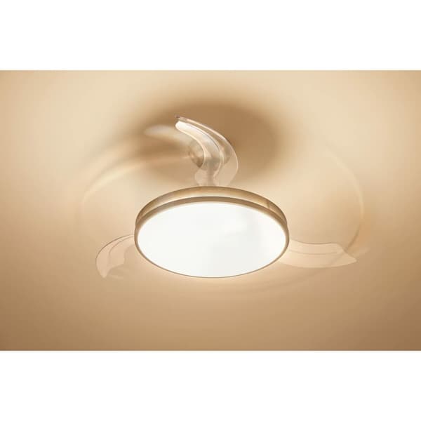 Kattotuuletin valolla Philips Atlas 35 W 28 W 4500 Lm nikkeli (2700 K)