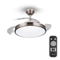Pikkukuva 1 / 7: Kattotuuletin valolla Philips Atlas 35 W 28 W 4500 Lm nikkeli (2700 K)