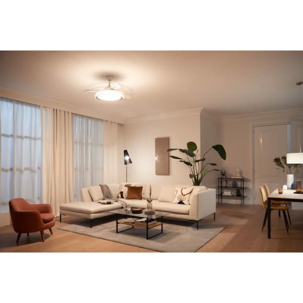 Loftsventilator med lys Philips Atlas Gylden 35 W 28 W 4500 Lm (2700 K)