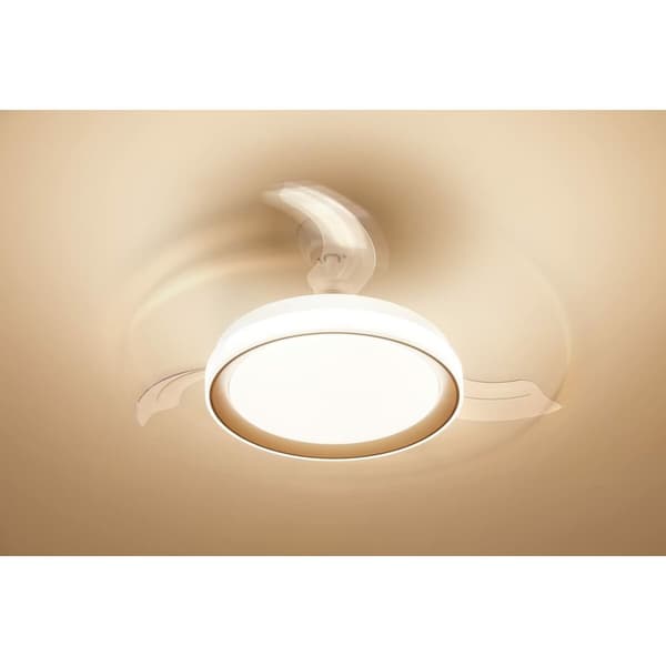 Loftsventilator med lys Philips Atlas Gylden 35 W 28 W 4500 Lm (2700 K)