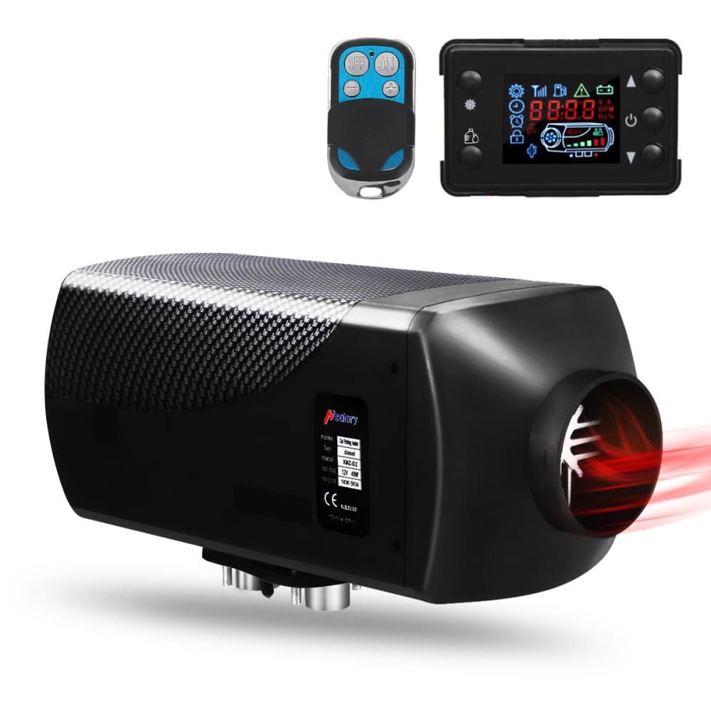 8KW 12V Parkeringsvärmare Svart LCD Switch