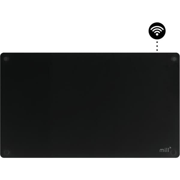 Mill Panelovn Glass 700W gen.3 WiFi sort