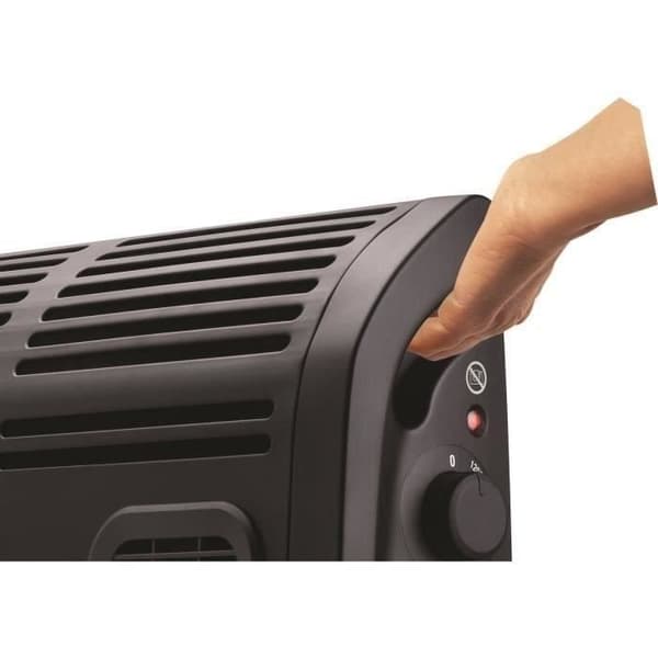 ROWENTA Vectissimo Convector radiator, Kraftfull och justerbar värme, 2 hastigheter, Turbo funktion, Bärhandtag CO3035F1