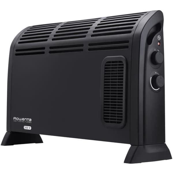 ROWENTA Vectissimo Convector radiator, Kraftfull och justerbar värme, 2 hastigheter, Turbo funktion, Bärhandtag CO3035F1
