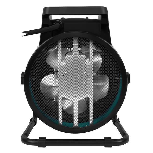 VONROC Varmeblæser - 5000W -  CEE - Trefaset strøm 400V |  48m2 - Keramisk | Grøn