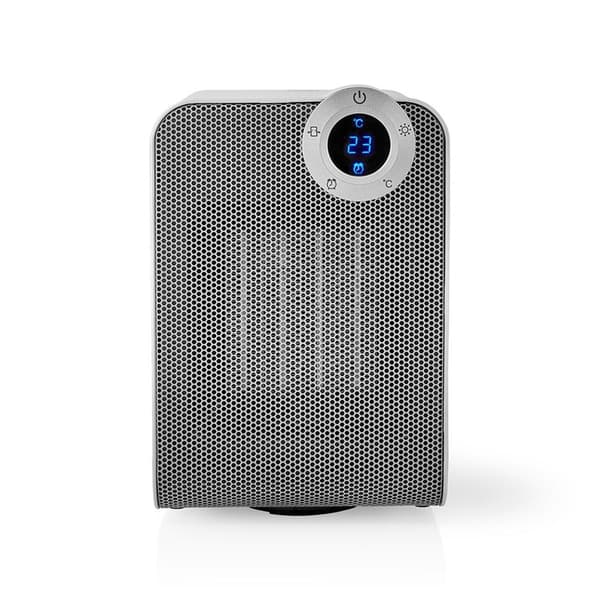 Nedis SmartLife keraaminen PTC-tuuletinlämmitin | Wi-Fi | 1800 W | 3 Lämpöasetusta | Oskillaatio | Näyttö | 15 - 35 °C | Android™ / IOS | Valkoinen