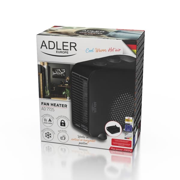 Adler AD 7725b Lämmittimen tuuletin