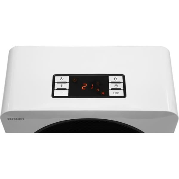 Keramisk värmare - 2500 W - DOMO - DO7344H - 34,8 x 18,3 x 35,2 cm - Vit