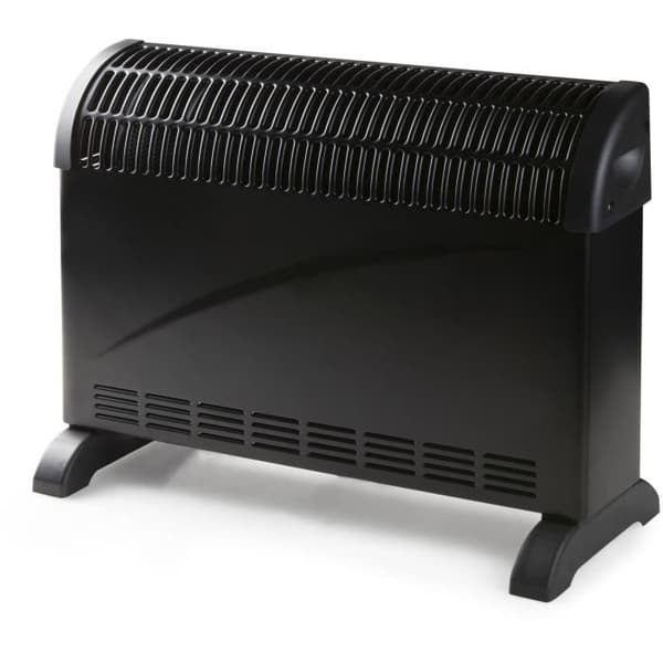 Turbovärmekonvektor - 2000 W - DOMO - DO7350CH - 52,5 x 38,8 x 19,5 cm - Svart
