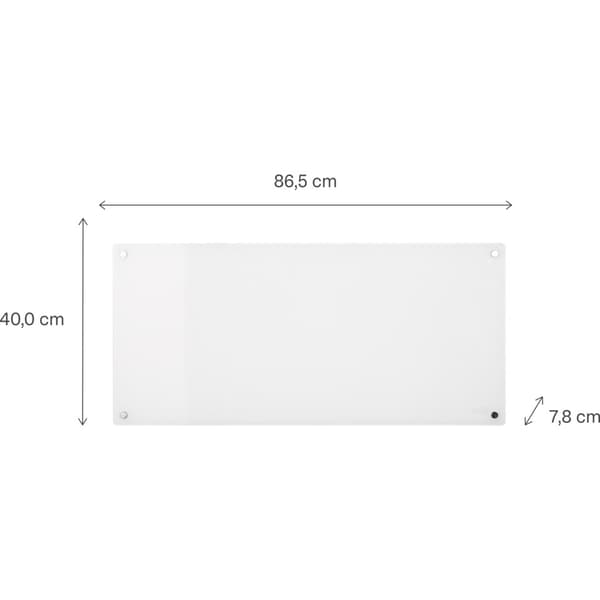 Mill Panelovn Glass 1000W gen.3 WiFi Mod.