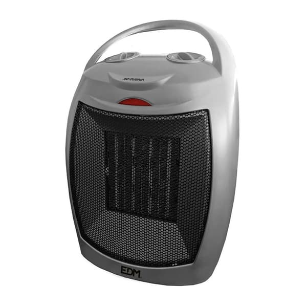 Edm Keramisk Varmelegeme 7203 1500w Grå One Size / EU Plug