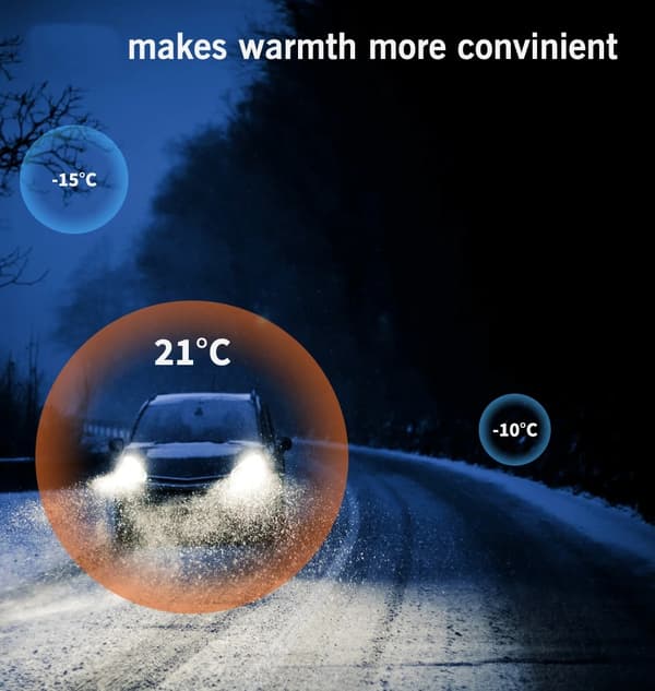 5kW 12V/24V universal dieselluftvärmare med Bluetooth/timer, kompletta tillbehör