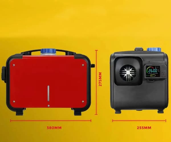 5KW 12V/24V/220V Bluetooth APP-styrd dieselluftvärmare, energibesparande, säker