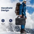 Miniatyrbild 3 av 9: 12V 5kW bärbar Bluetooth APP-styrd dieselluftvärmare, 3 styrmetoder, intelligent konstant temperatur/energibesparing, lågt ljud