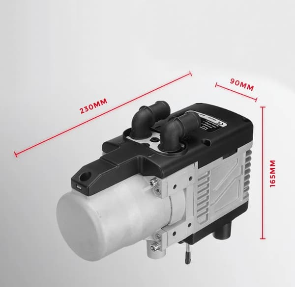 12V 5KW bensin/dieselluftvärmare med LCD-panel och trådlös fjärrkontroll, 2 lägen