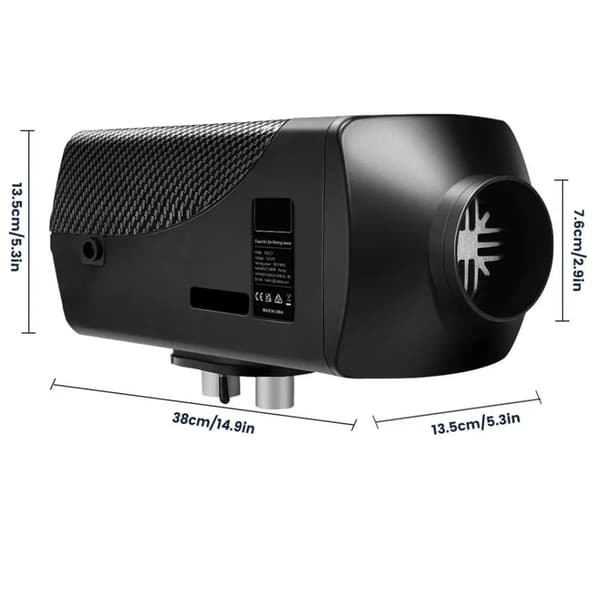 12V/24V 5-8KW delad bilvärmare med LCD-panel och fjärrkontroll, energibesparande dieselluftvärmare, lätt att installera